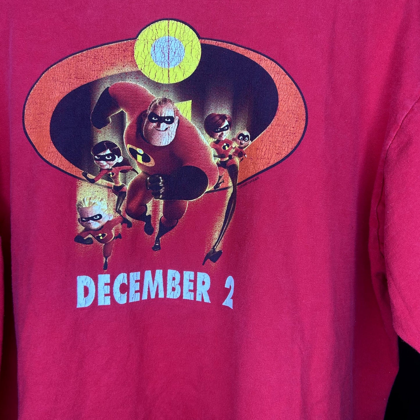 Y2K Disney The Incredibles Movie Promo T-Shirt
