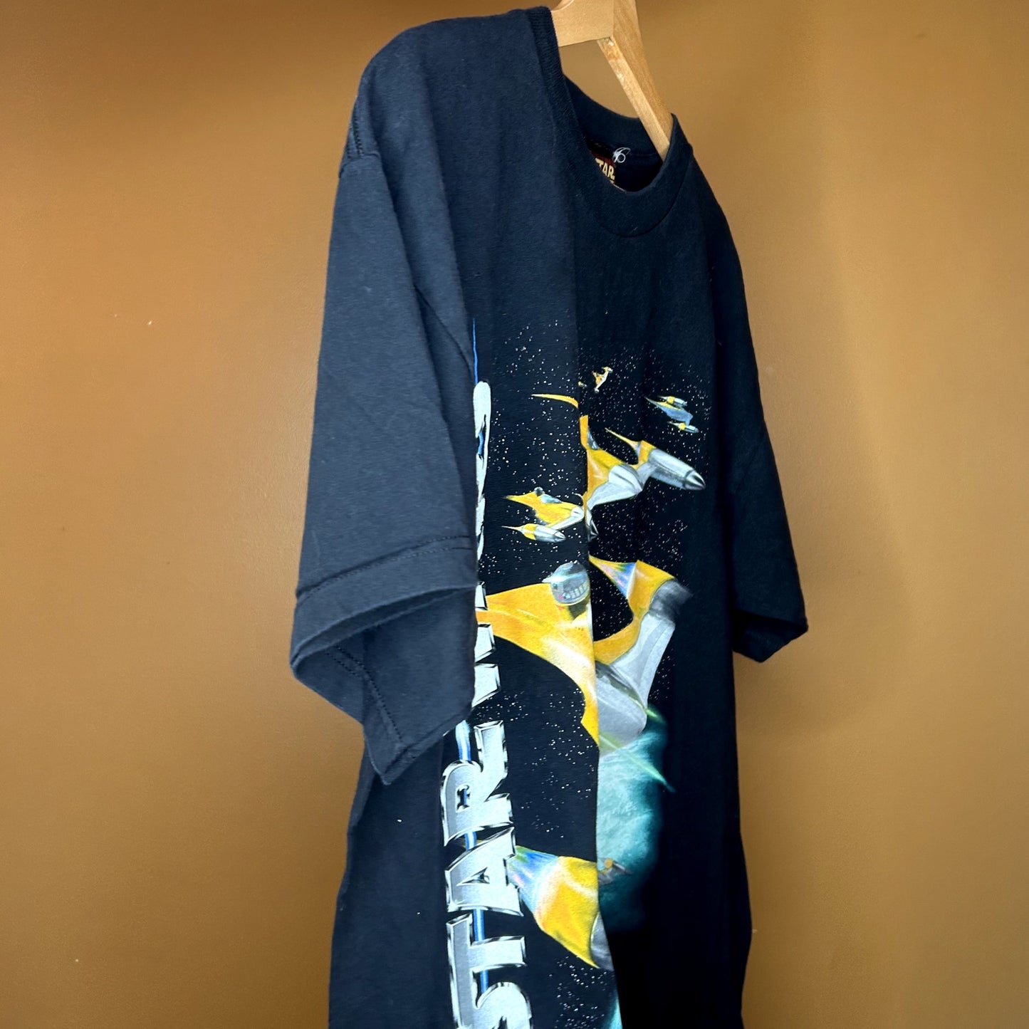 Vintage Star Wars Episode 1 Naboo Starfighter T-Shirt Rare
