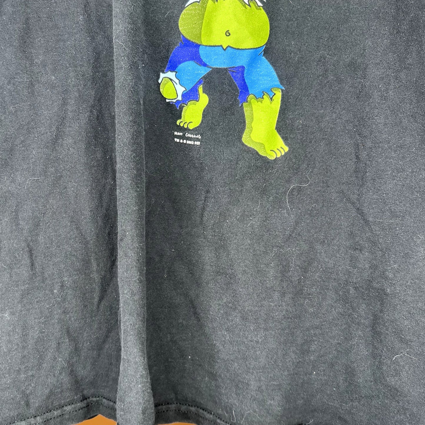 Y2K 2007 Simpsons The Ingestible Bulk T-Shirt