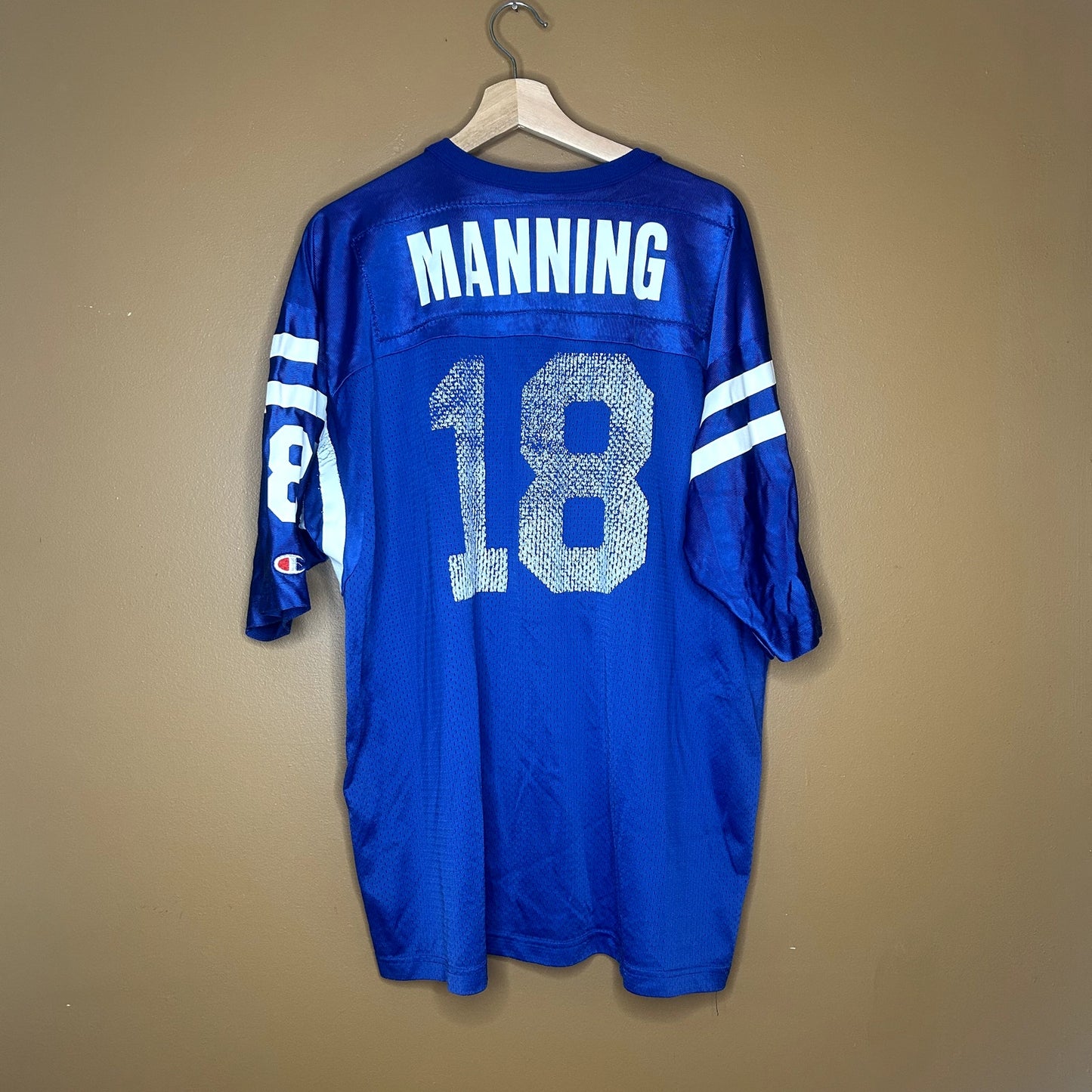 Vintage 90s Peyton Manning Colts Jersey Champion XXL
