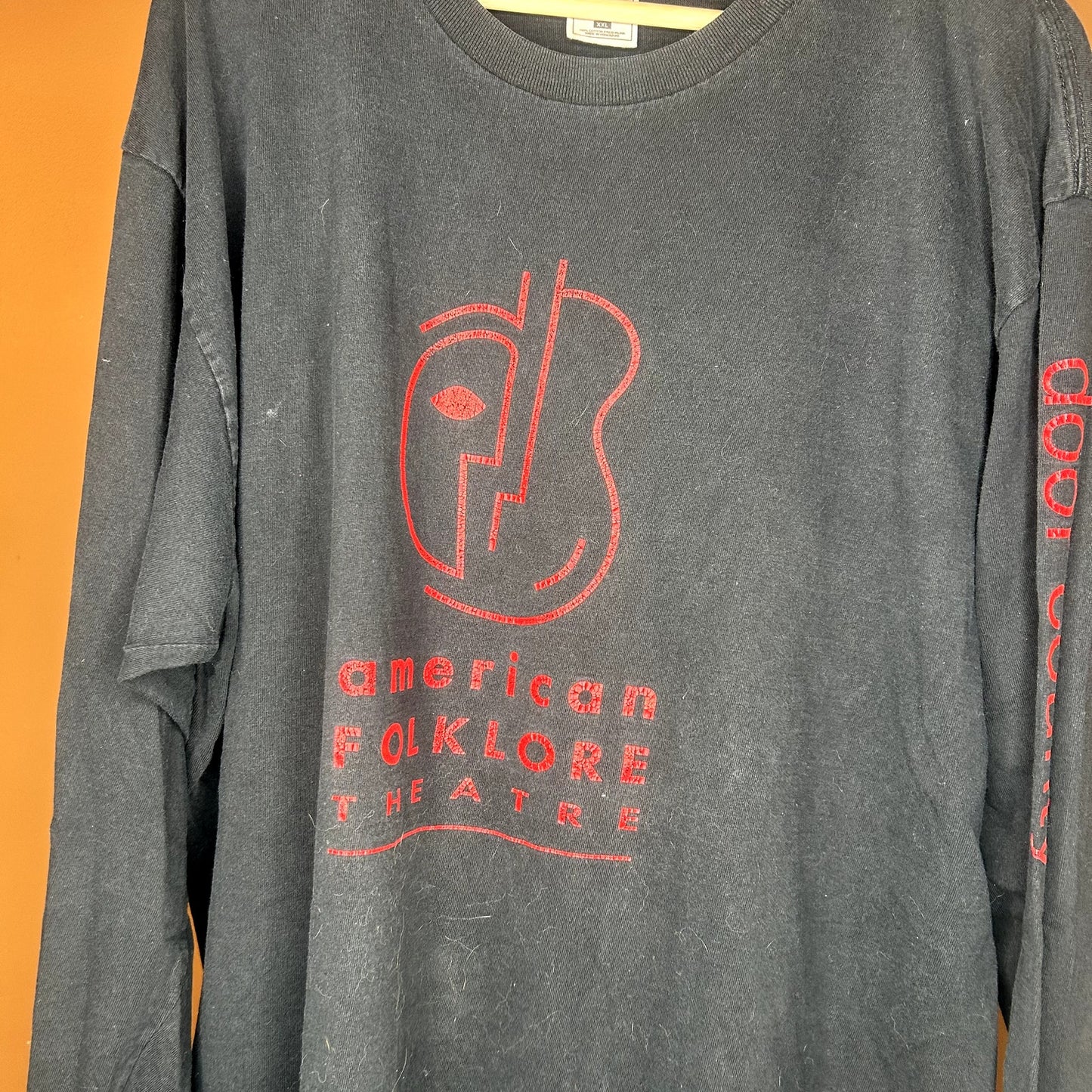 Vintage 90s Folklore Theater Long Sleeve Shirt XXL