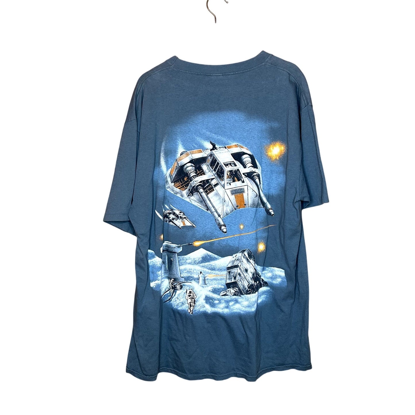 Vintage 1995 Star Wars Battle Of Hoth Double Sided T-Shirt