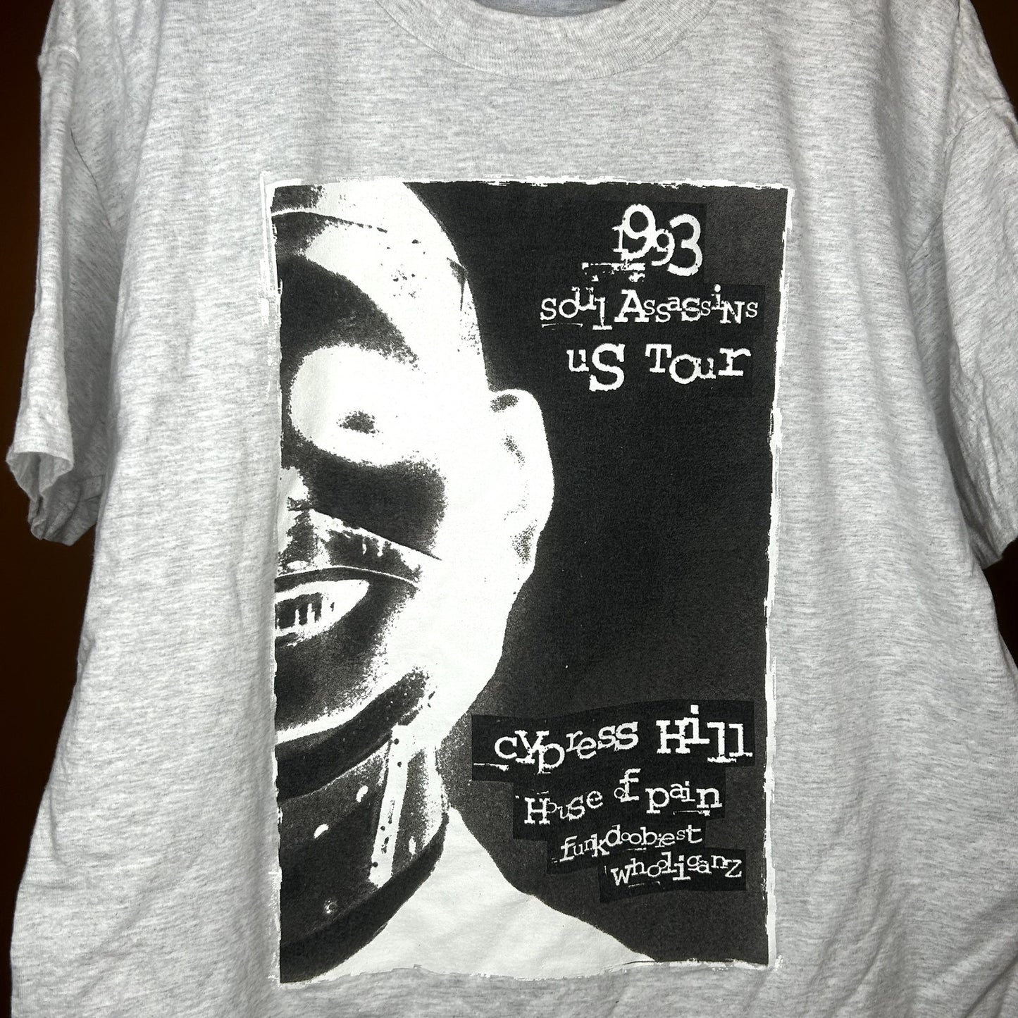 Crazy Vintage 1993 Soul Assasin/Cypress Hill/House of Pain T-shirt