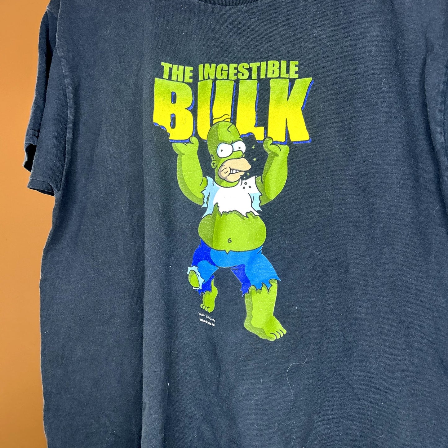 Y2K 2007 Simpsons The Ingestible Bulk T-Shirt