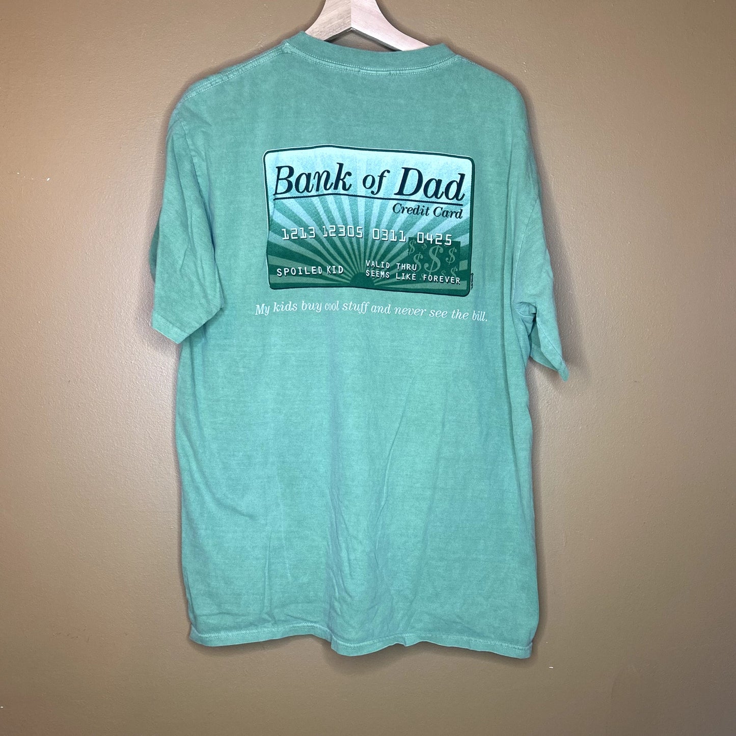Funny Y2K Bank of Dad T-Shirt