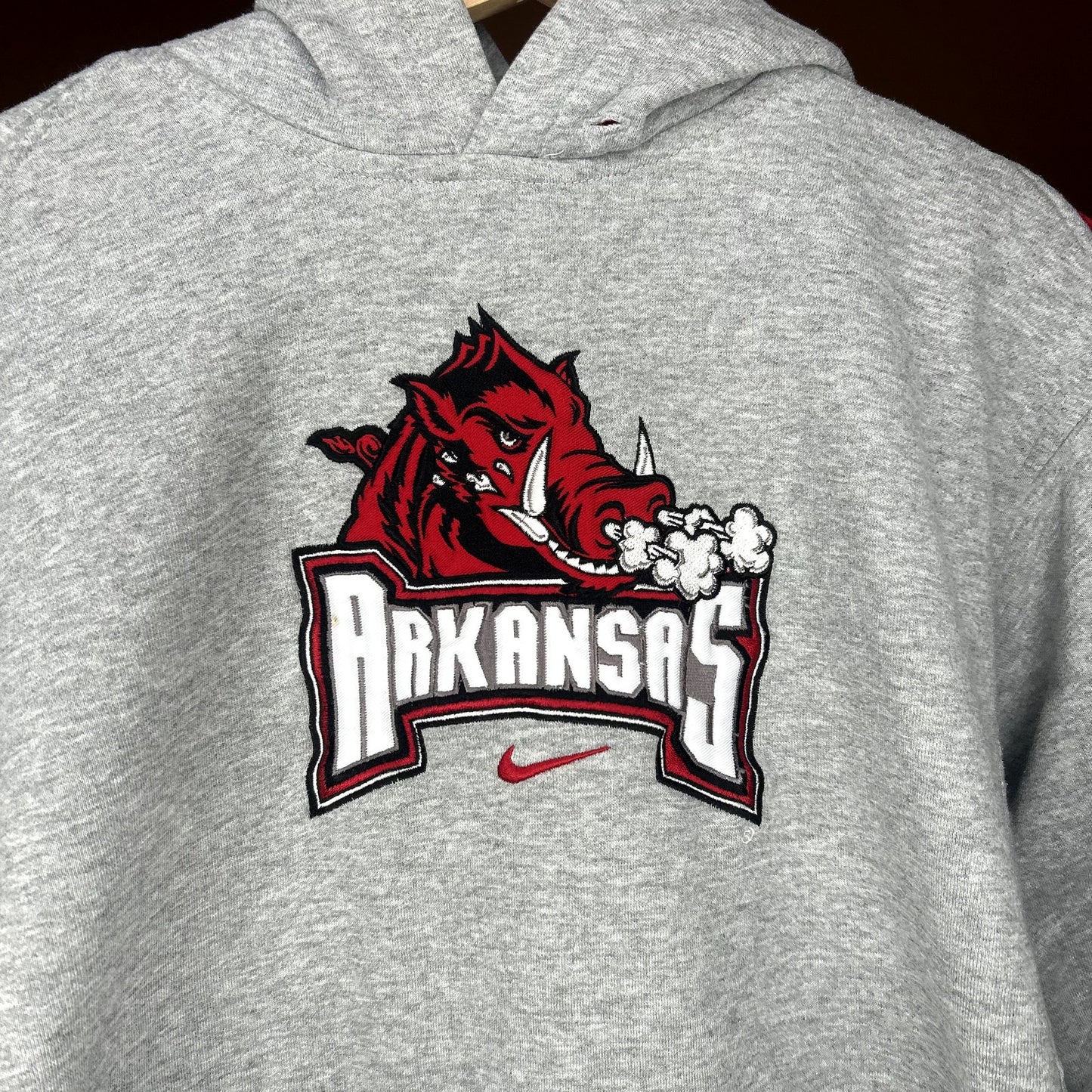 Arkansas Razorbacks Nike Hoodie Youth Large