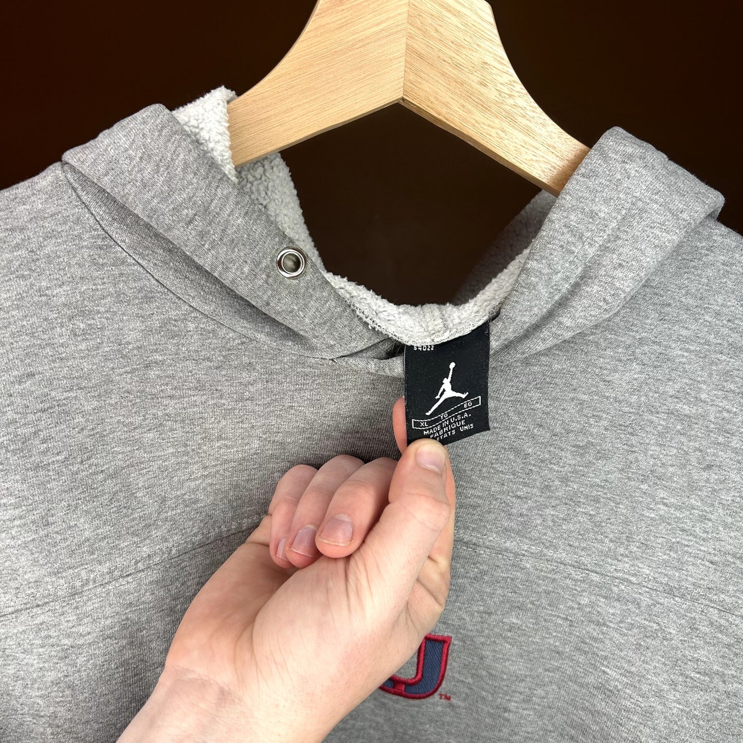 Y2K jordan brand St Johns University Gray Hoodie XL