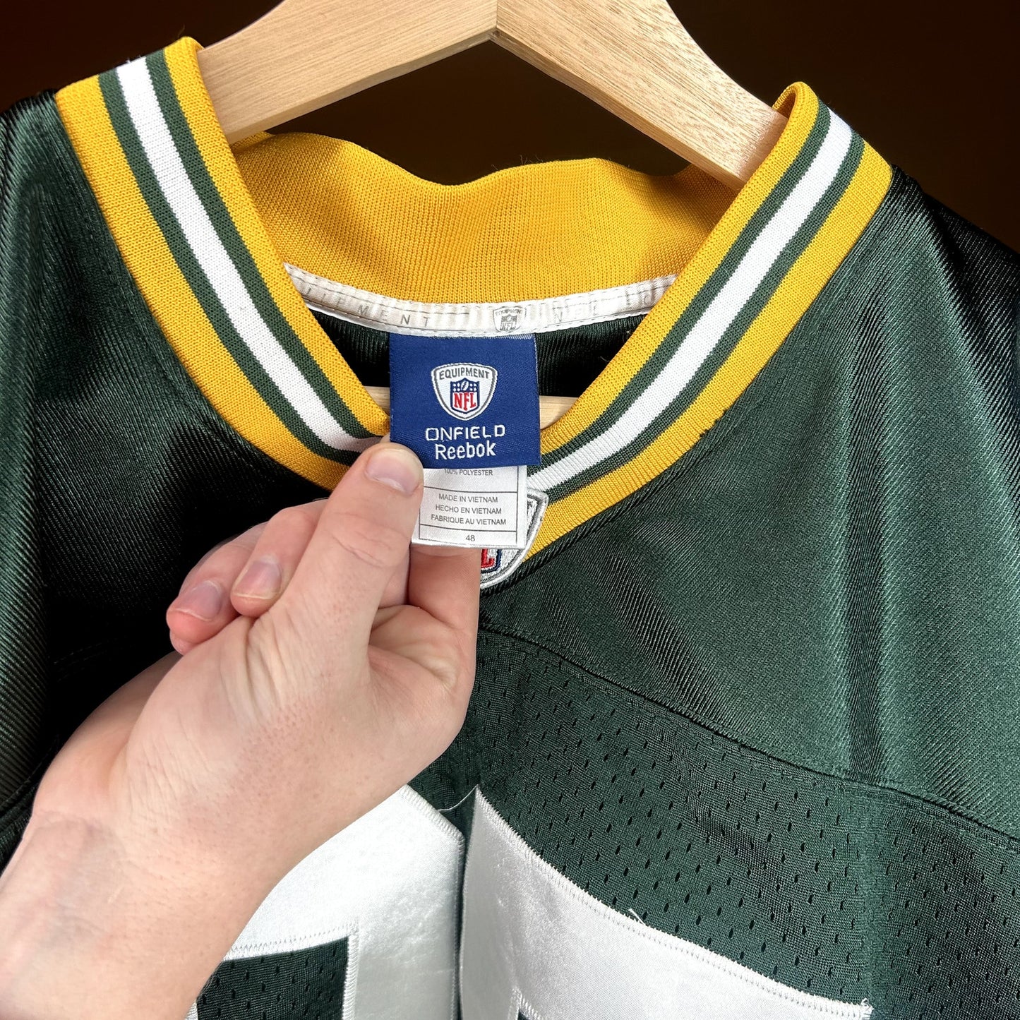 Y2K Green Bay Packers Greg Jennings Reebok Jersey