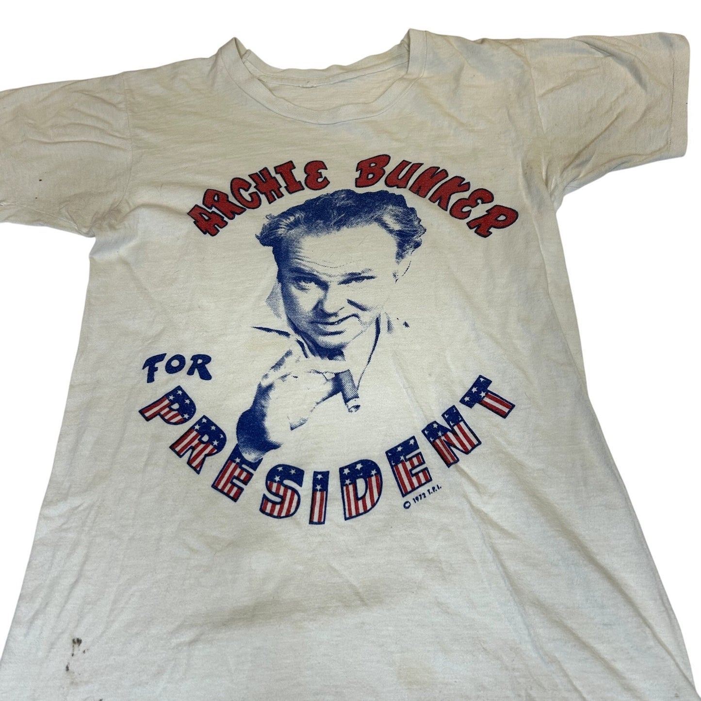Vintage 1972 Archie Bunker For President T-Shirt