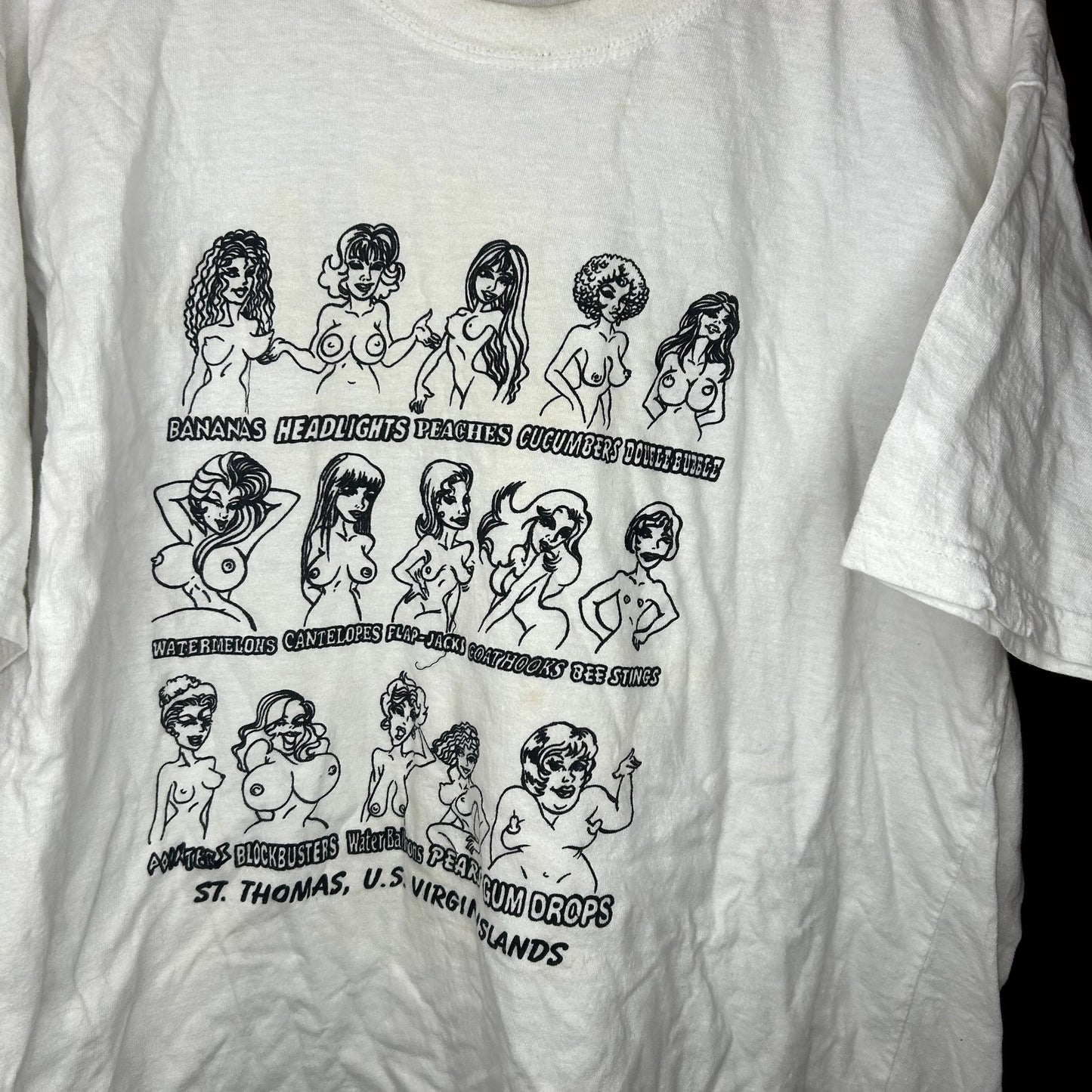 Vintage 90s Funny T*tties T-Shirt