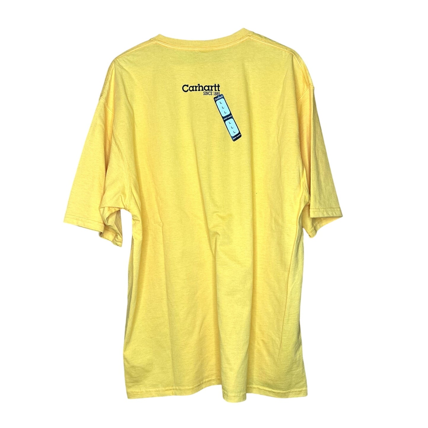 Y2K Yellow Carhartt Logo T-Shirt NWT