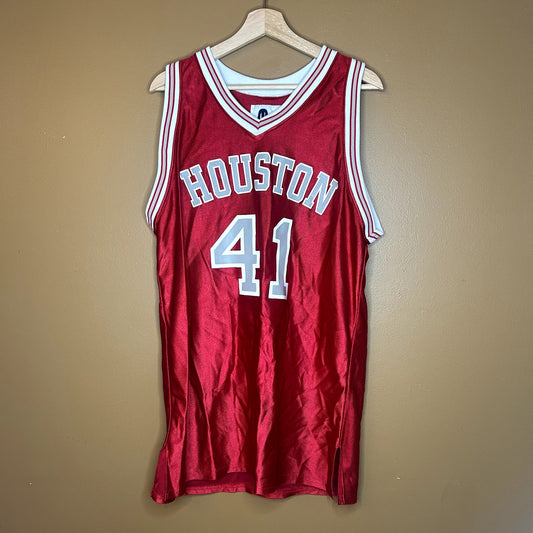 Vintage Houston College Basketbll Jersey Large