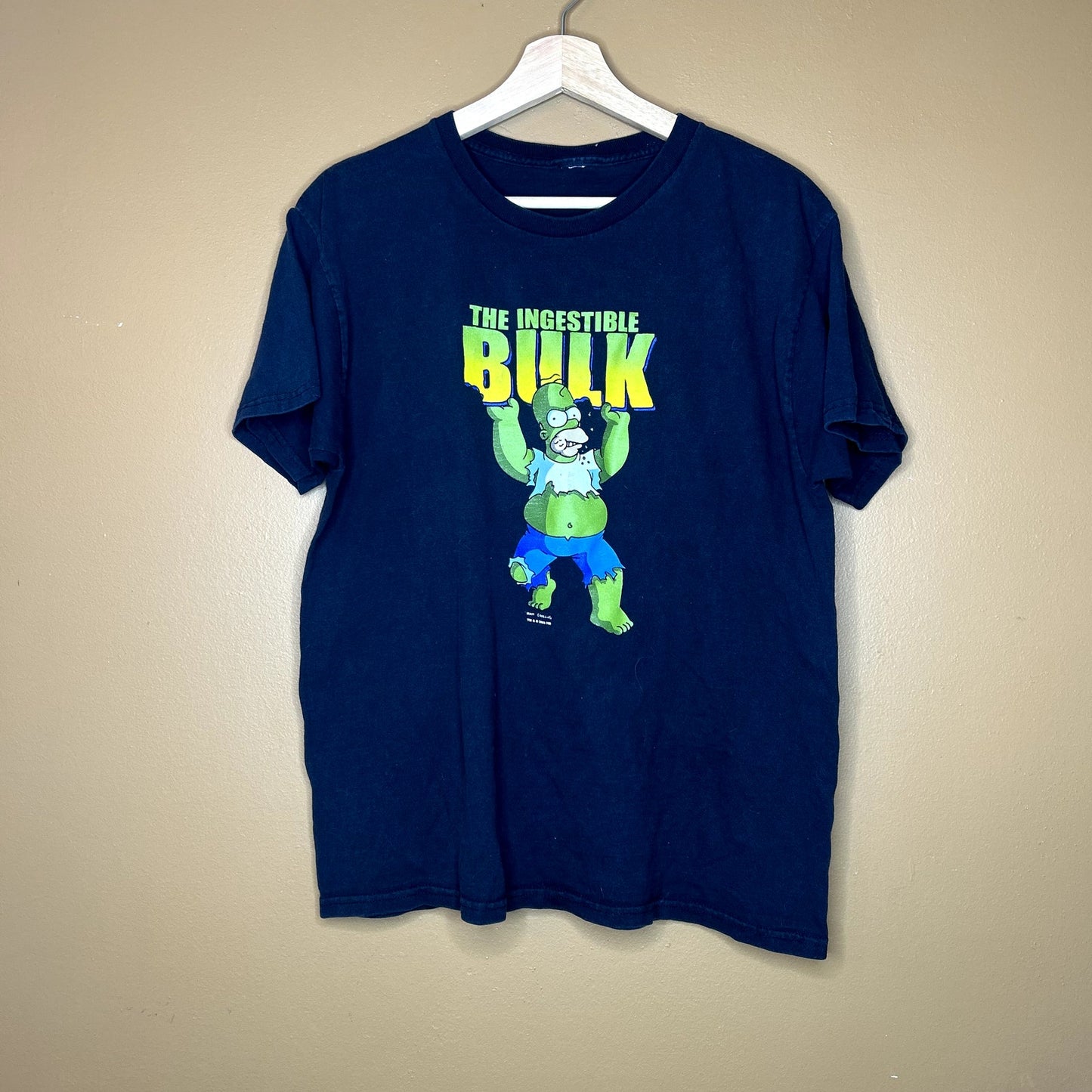 Y2K 2007 Simpsons The Ingestible Bulk T-Shirt