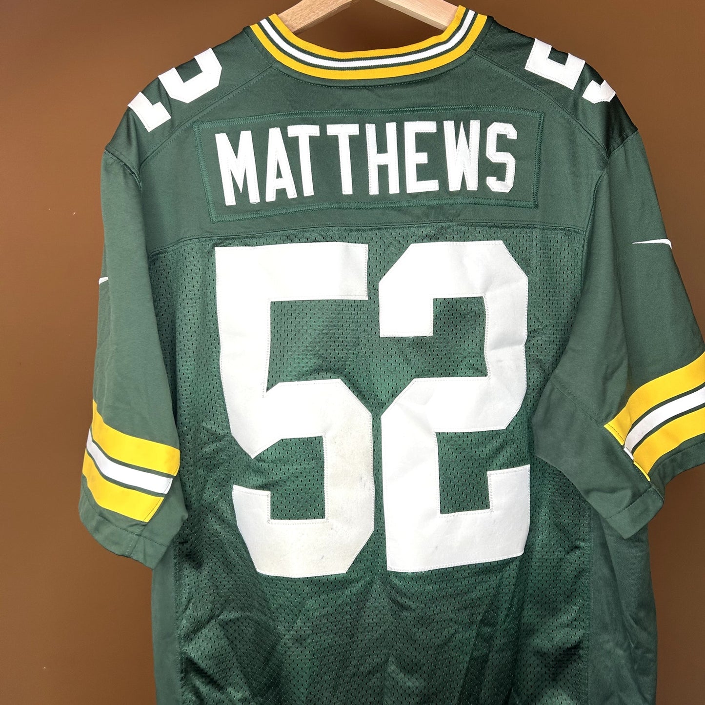 Green Bay Packers Clay Mathews Nike On Field Jersey XL