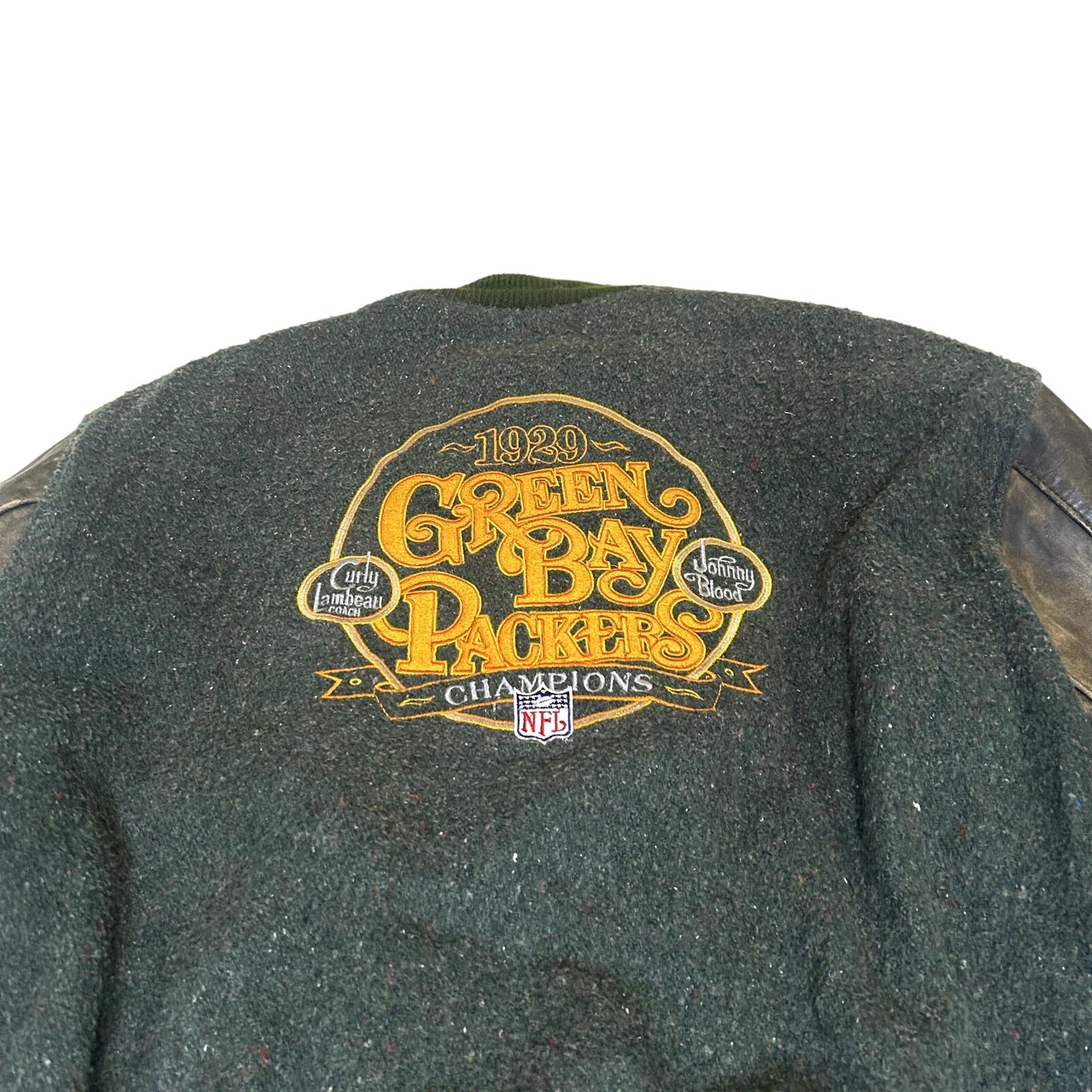 Delong Vintage 1929 Curly Lambeau, Johnny Blood Green Bay jacket