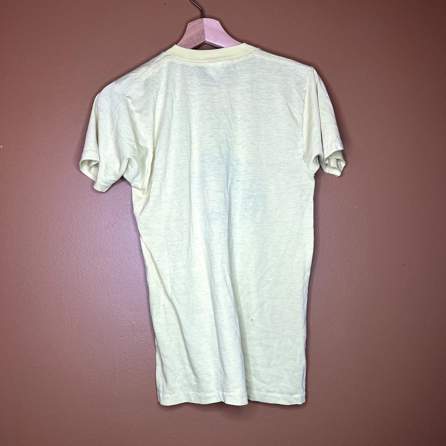 True Vintage Yellow Environment World T-Shirt Medium