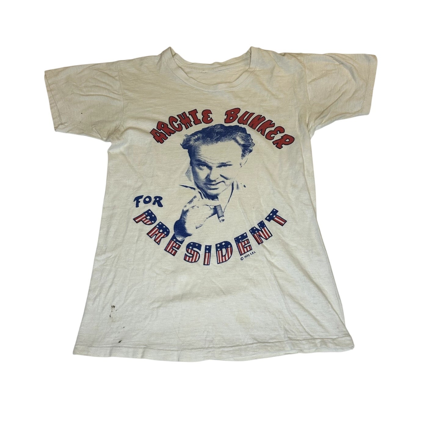 Vintage 1972 Archie Bunker For President T-Shirt