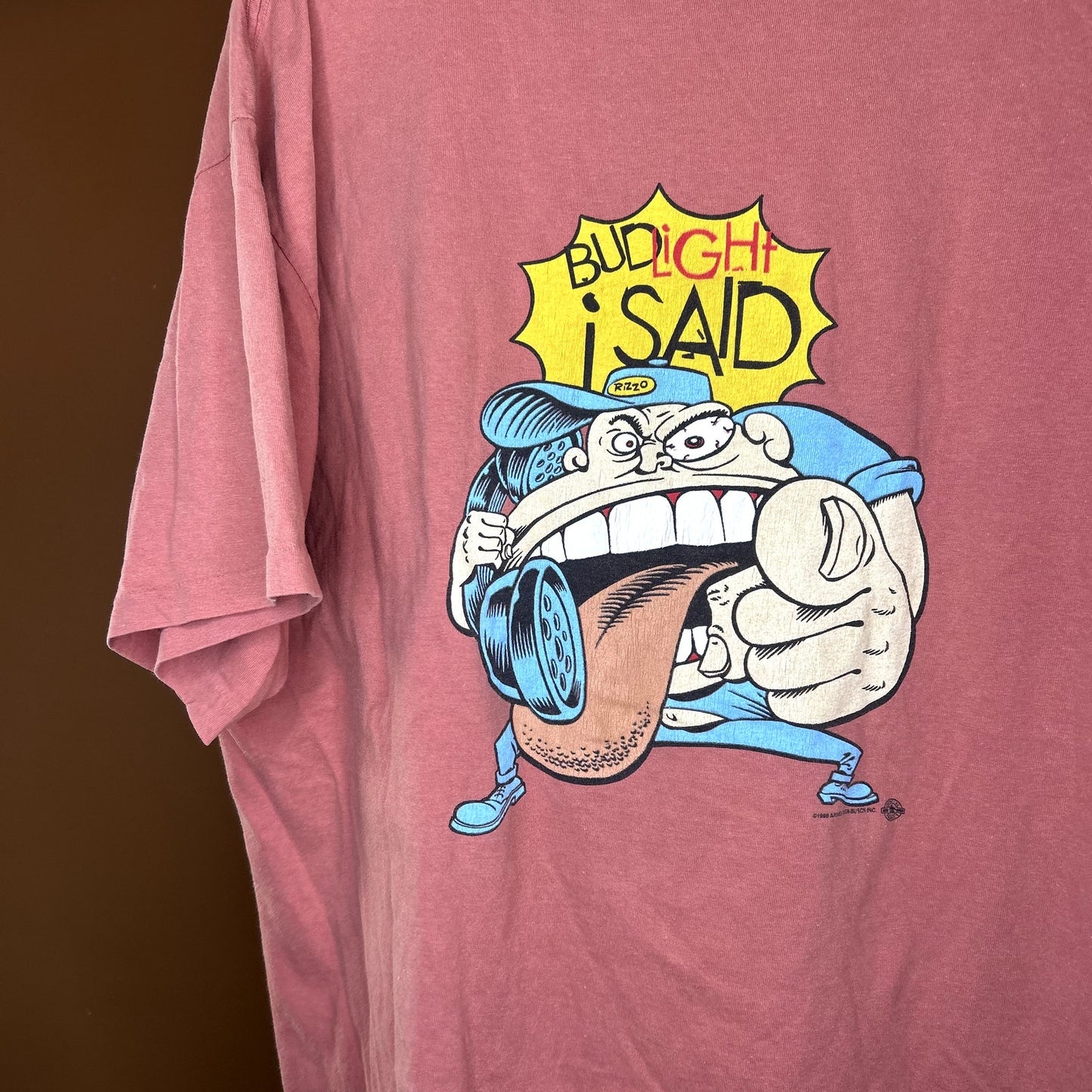 Vintage 1996 Jerky Boys Bud light T-Shirt Rare XL