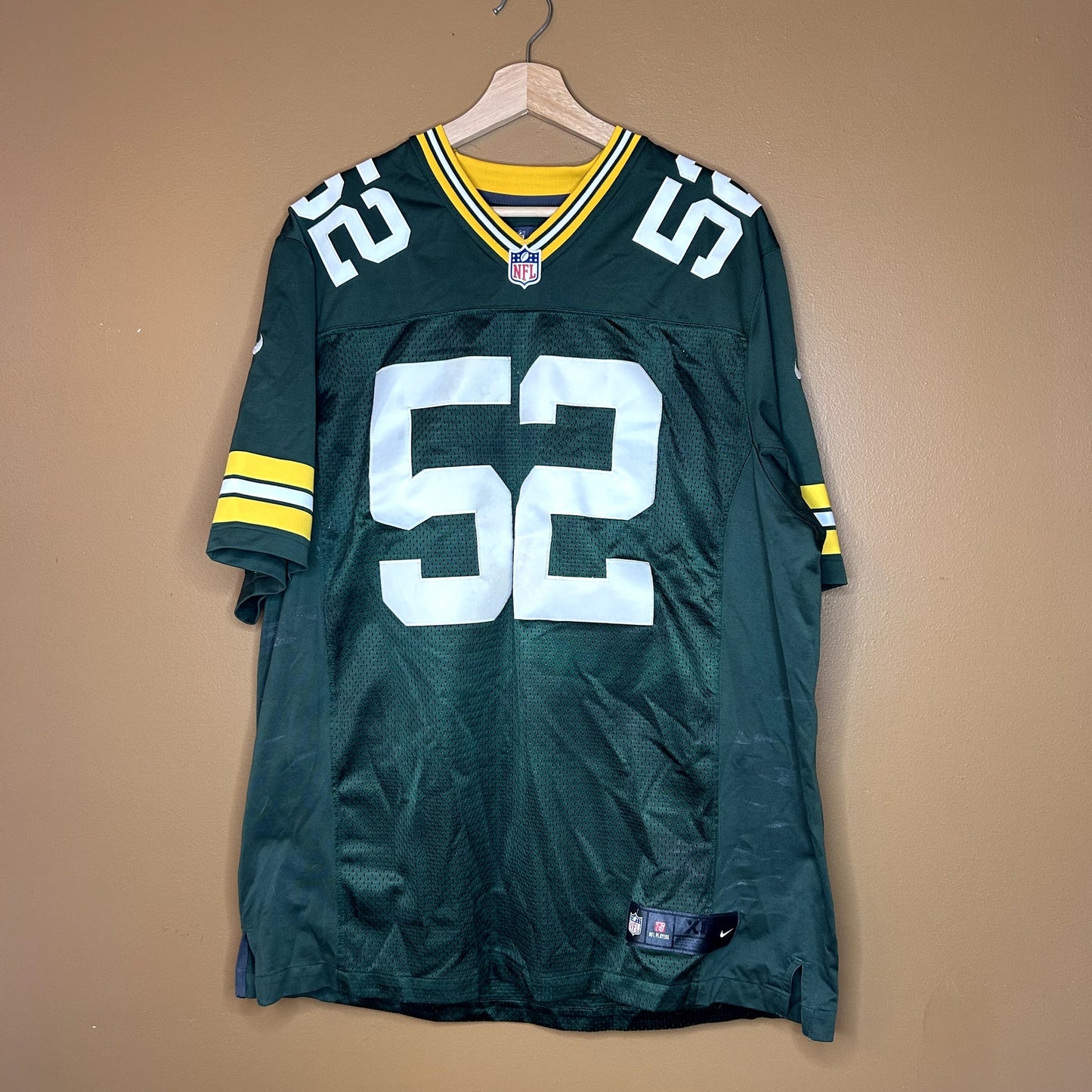 Green Bay Packers Clay Mathews Nike On Field Jersey XL