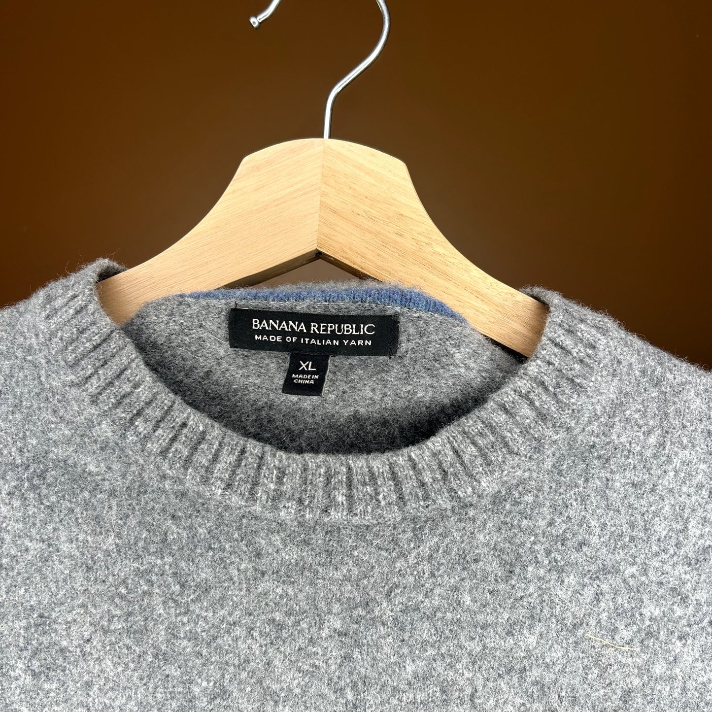 Banana Republic Made Of Italian Yarn Gray Sweater