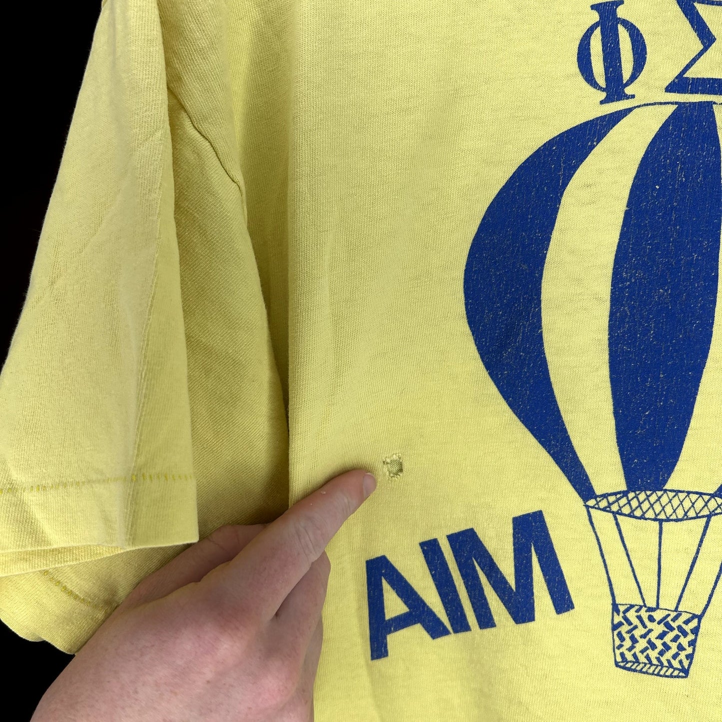 Vintage 1987 Fraternity Bid Night T-Shirt