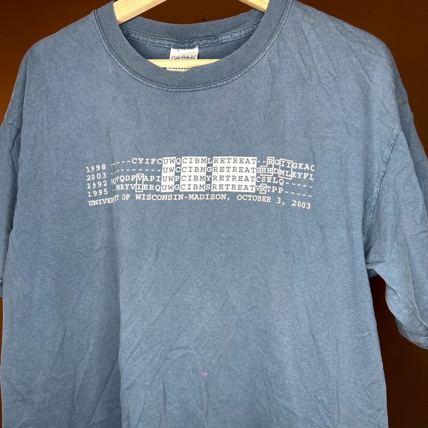 Y2K UW Madison Wisconsin T-Shirt Large
