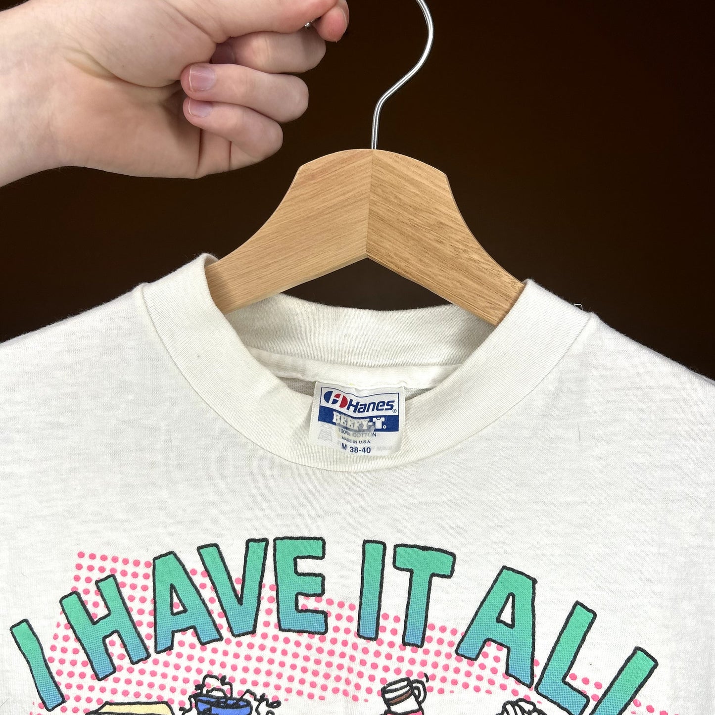 Vintage 90s I Have it All Funny Cartoon T-Shirt