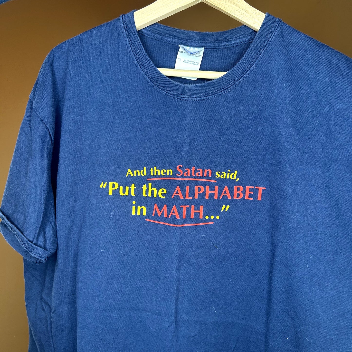 Y2K Funny Satan Math T-Shirt