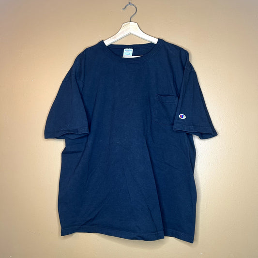 Champion Black Pocket T-Shirt T1011 XL