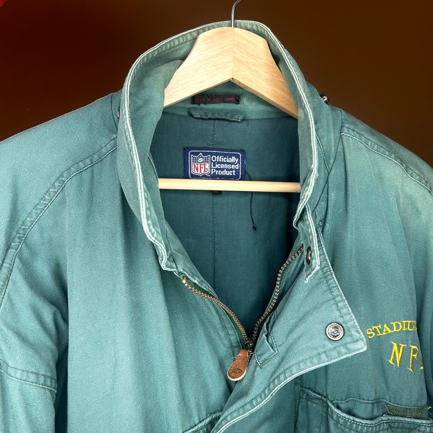 Vintage 90s Green Bay Packers NFL Stadium Coat