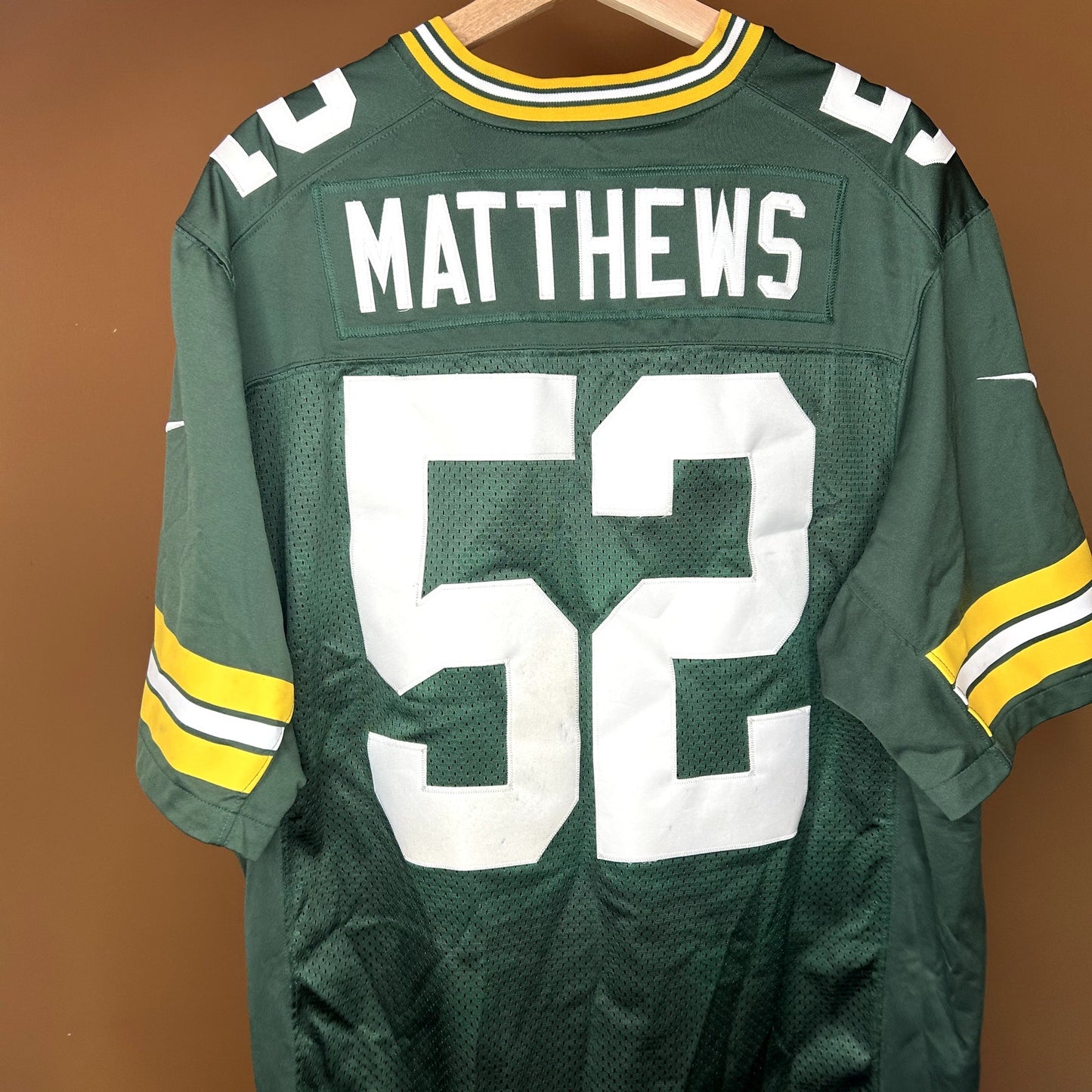Green Bay Packers Clay Mathews Nike On Field Jersey XL