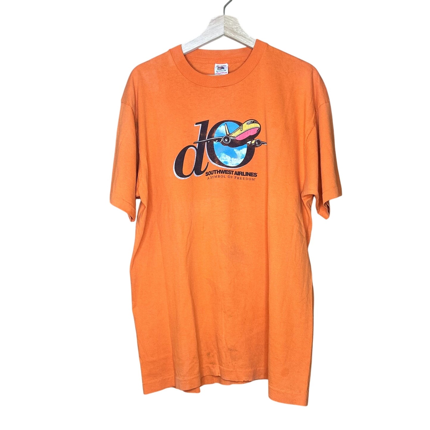 Vintage 90s Southwest Airlines Orange T-Shirt
