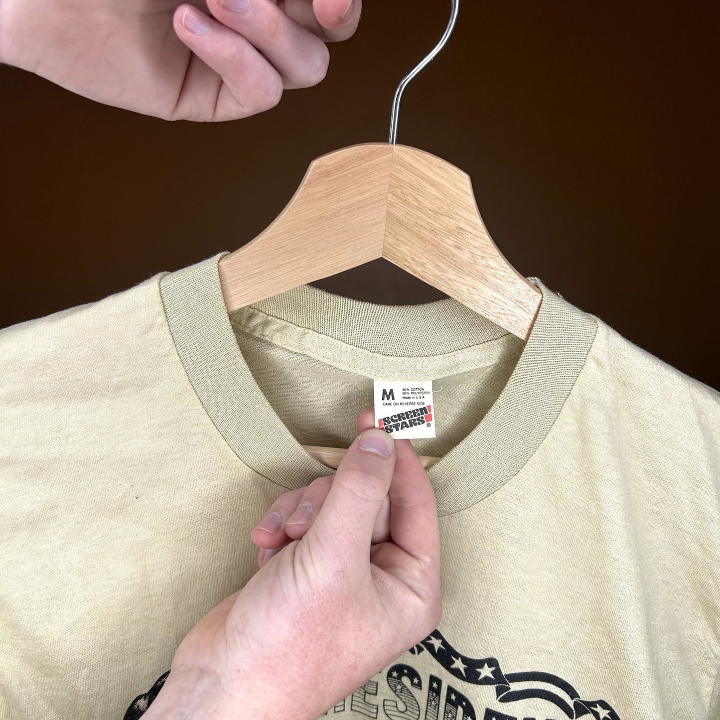 Vintage 80s Ronald Reagan Political T-Shirt