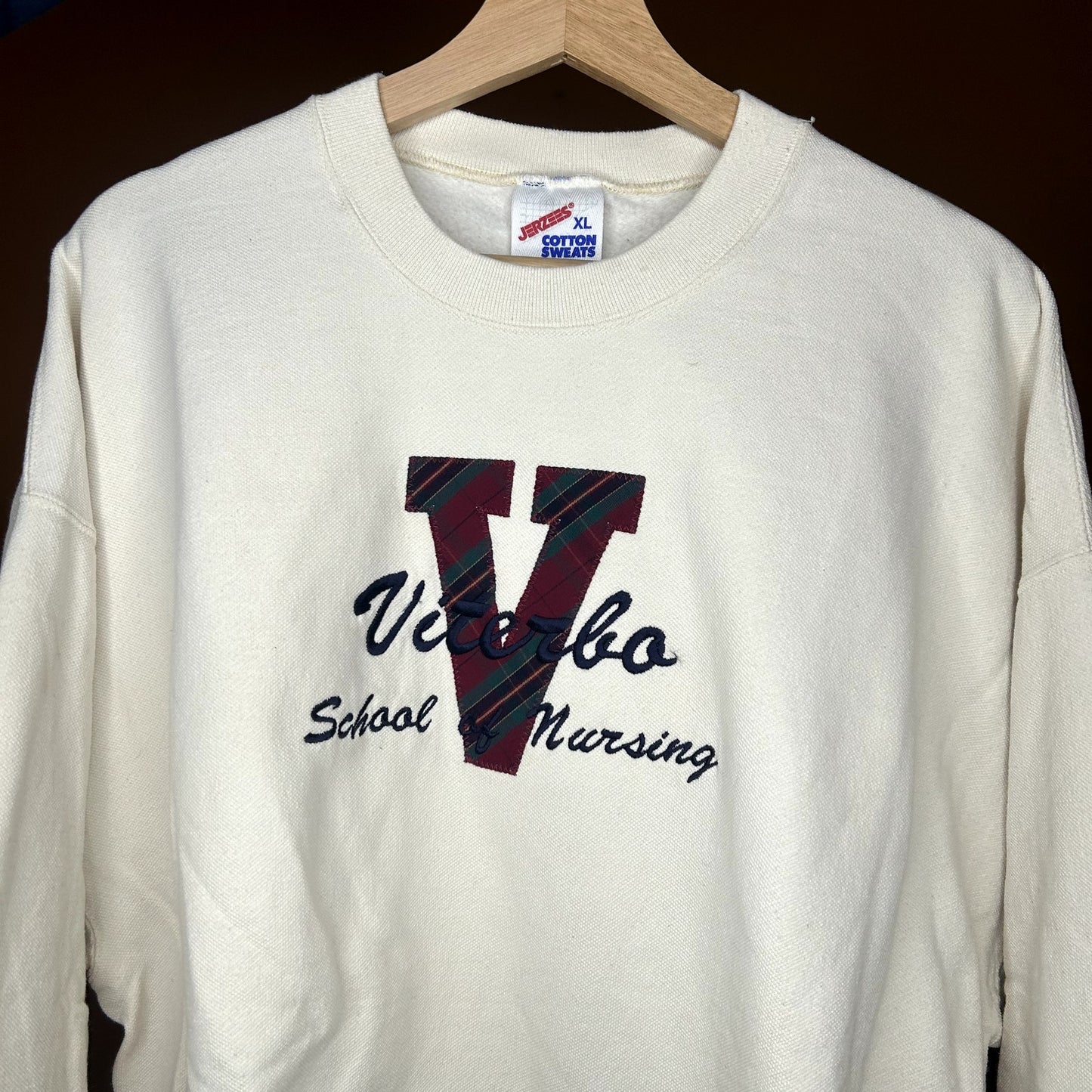 Vintage Viterbo College Crewneck XL