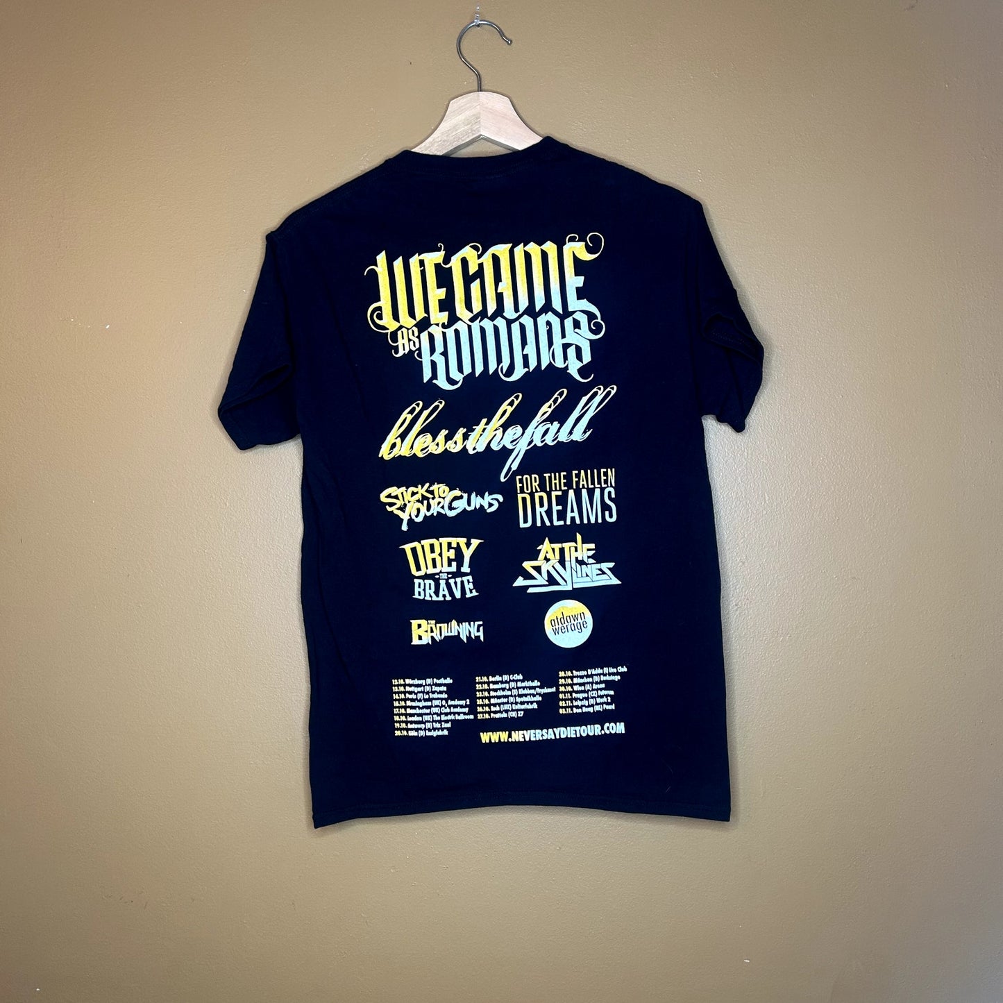 Y2K Imperigon Never Say Die Concert T-Shirt Small