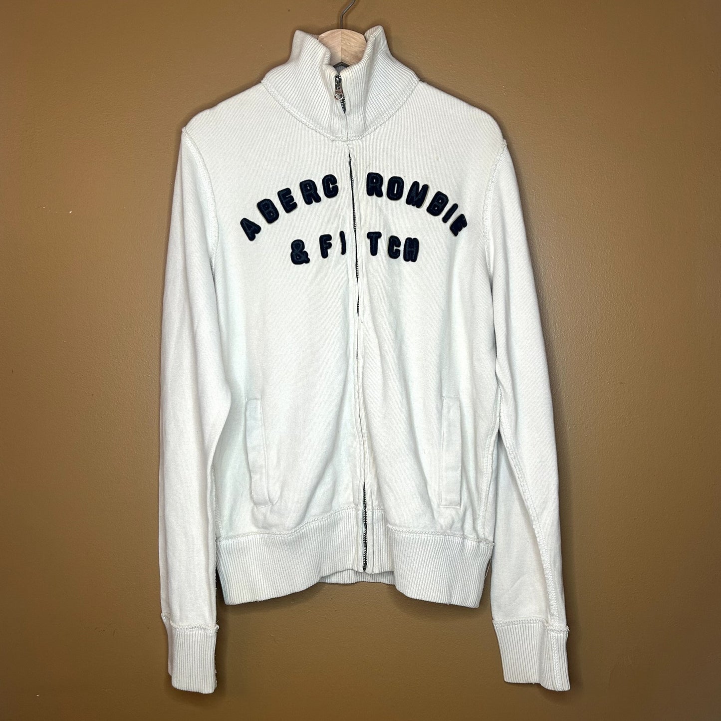 Y2K Abercrombie & Fitch Zip-Up Fleece Sweater