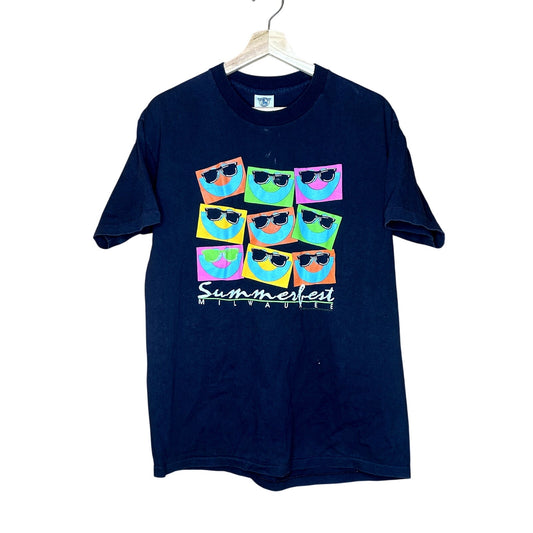 Vintage 90s Summer Fest  Colorful T-Shirt