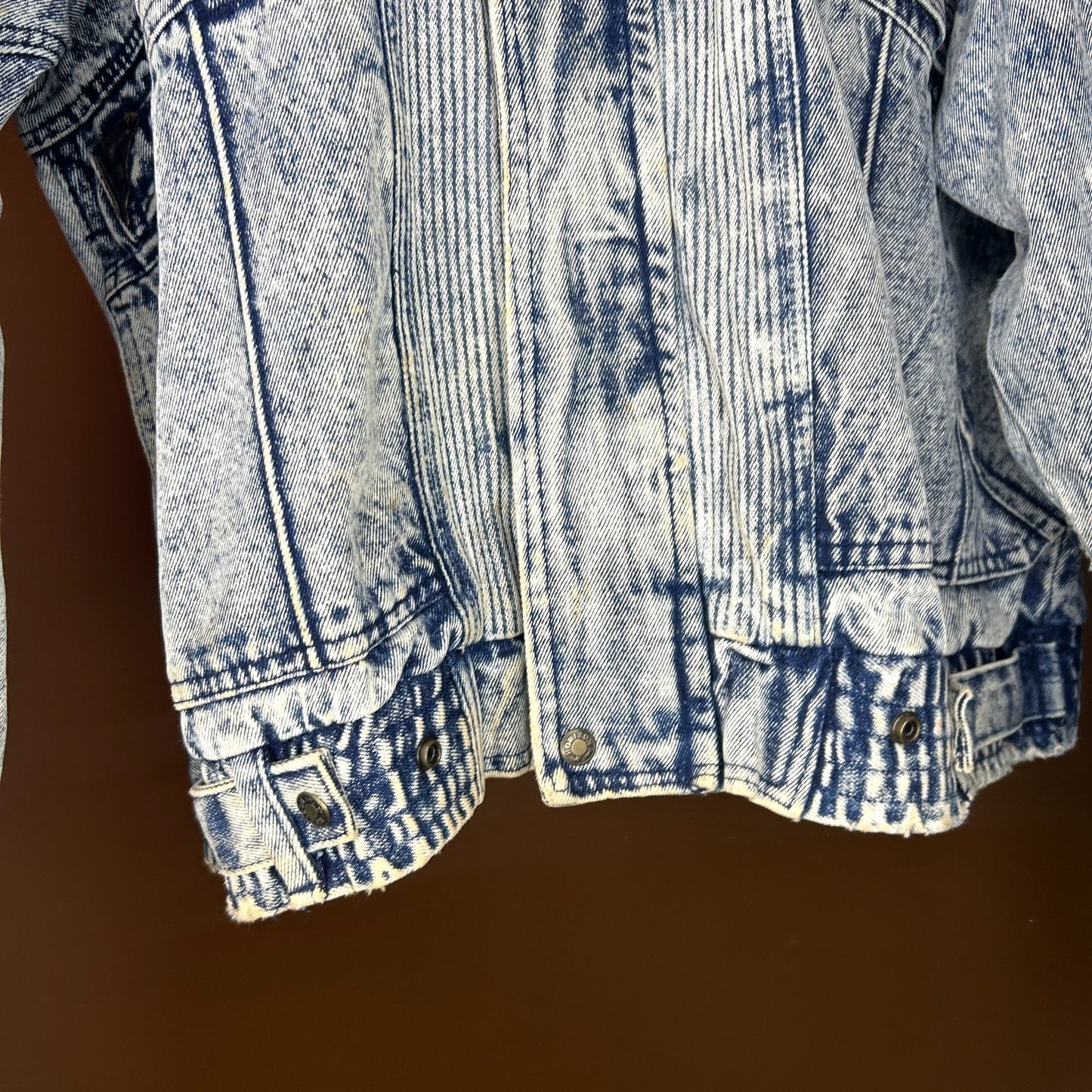 Y2k Acid Washed Horizon Denim Jacket
