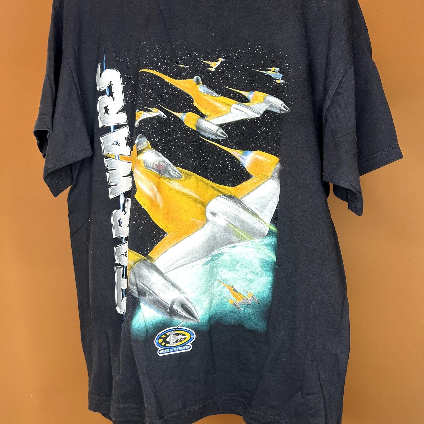 Vintage Star Wars Episode 1 Naboo Starfighter T-Shirt Rare