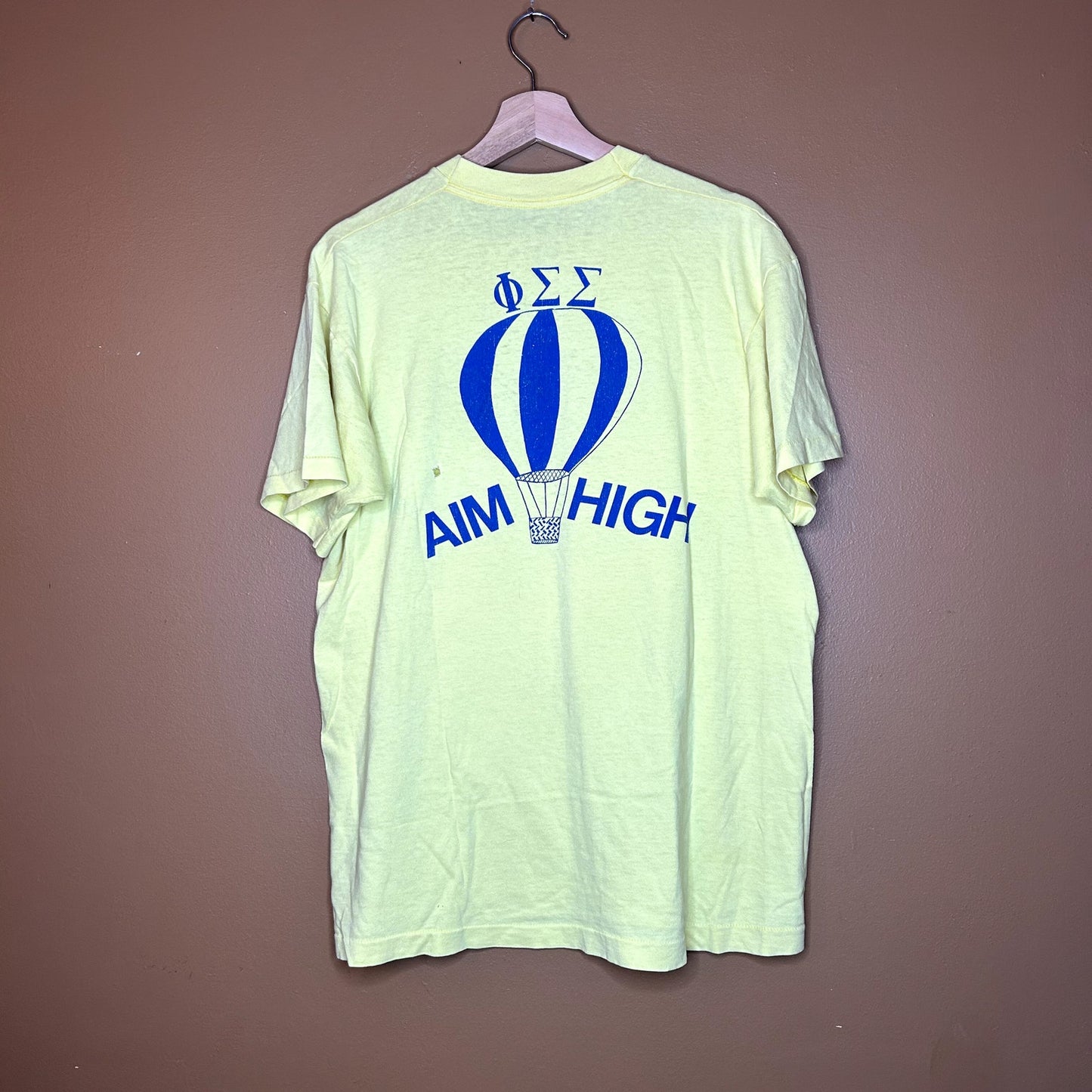 Vintage 1987 Fraternity Bid Night T-Shirt