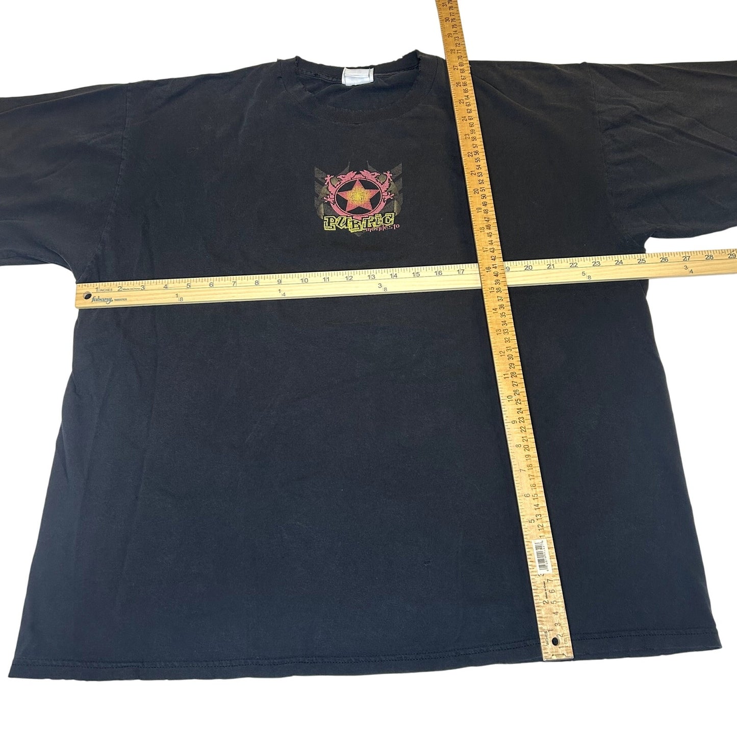 Vintage 90s Public Manifesto T-shirt