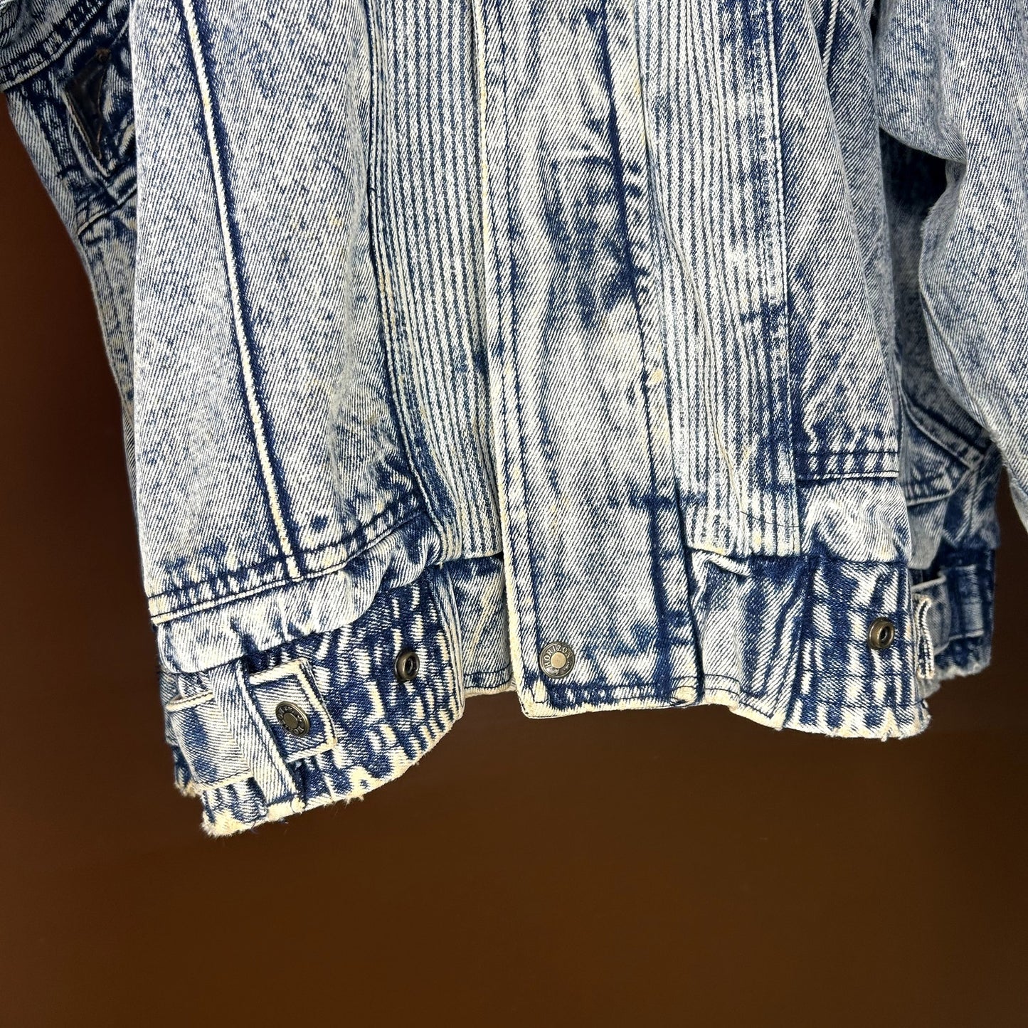 Y2k Acid Washed Horizon Denim Jacket