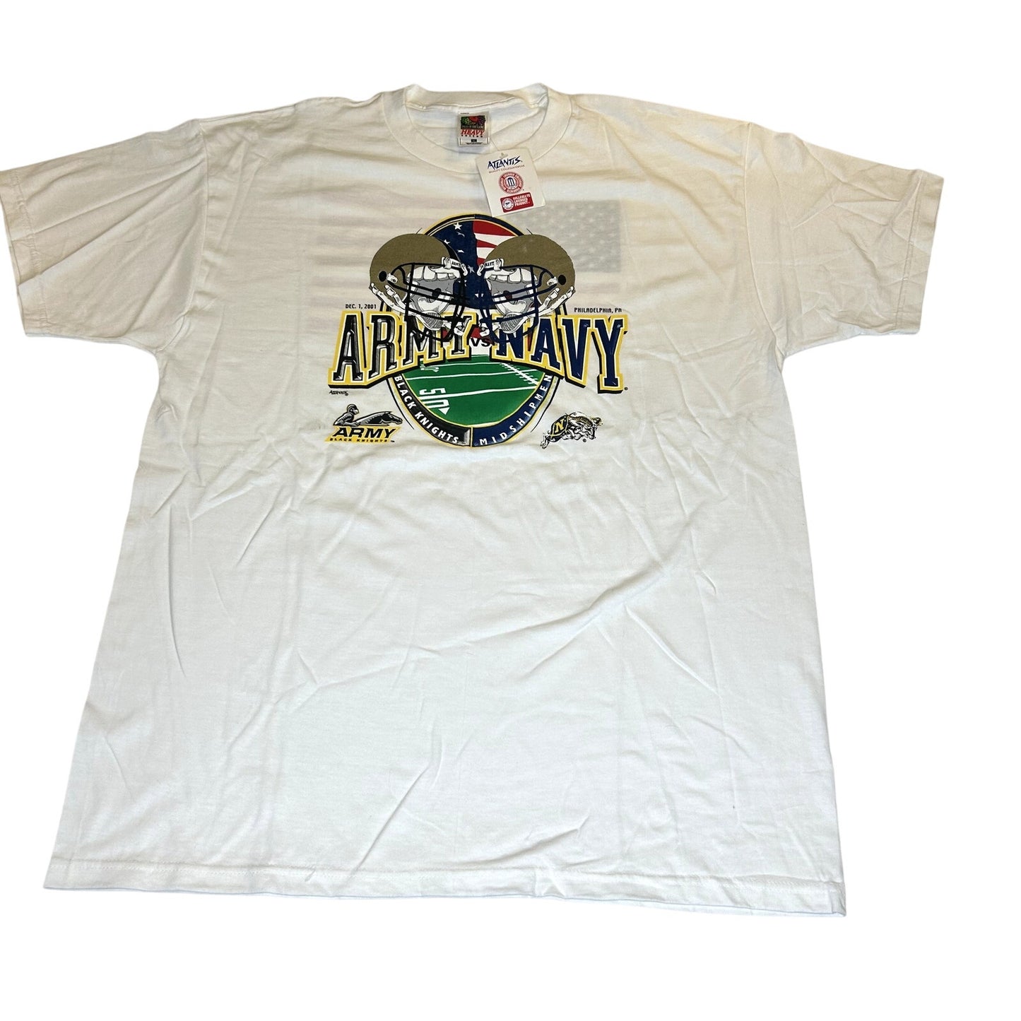 Vintage 90s Army Vs Navy Deadstock T-shirt