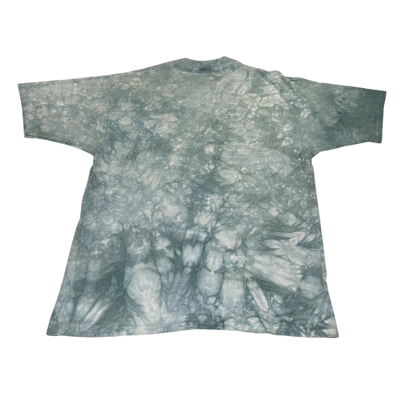 Vintage 1997 Star Wars Liquid Blue Yoda Tie Dye T-shirt