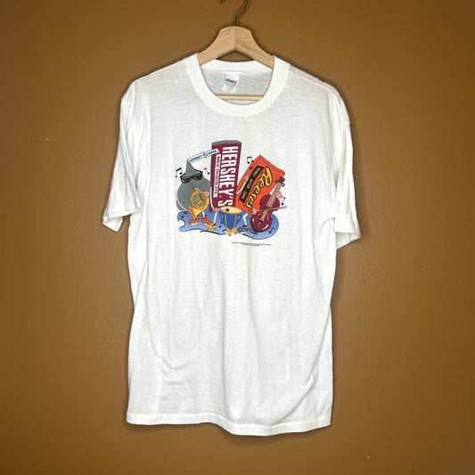 VIntage 90s Snacks Candy Promo T-Shirt XL