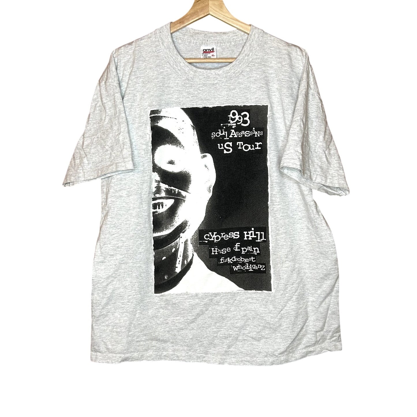 Crazy Vintage 1993 Soul Assasin/Cypress Hill/House of Pain T-shirt