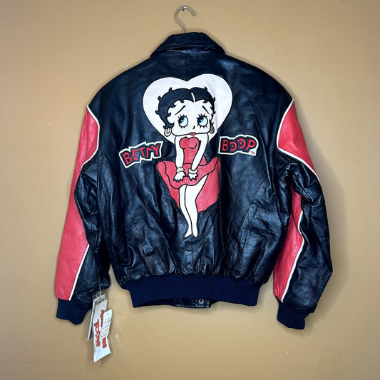 Vintage Betty Boop Leather Jacket American Toons By Excelled Leather