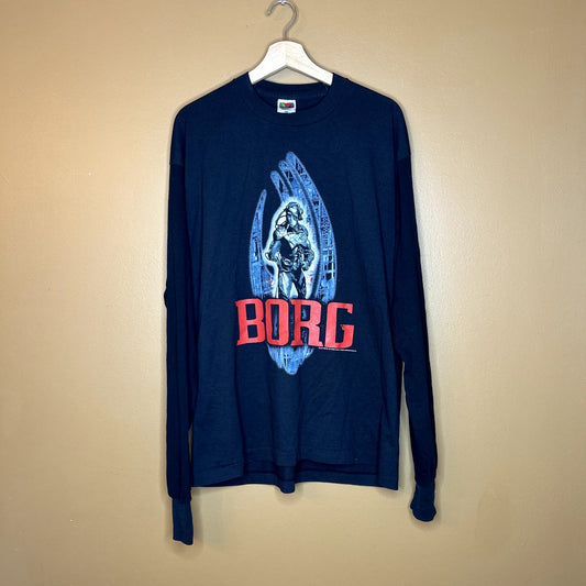 Vintage 1996 Star Trek Borg Long Sleeve T-Shirt