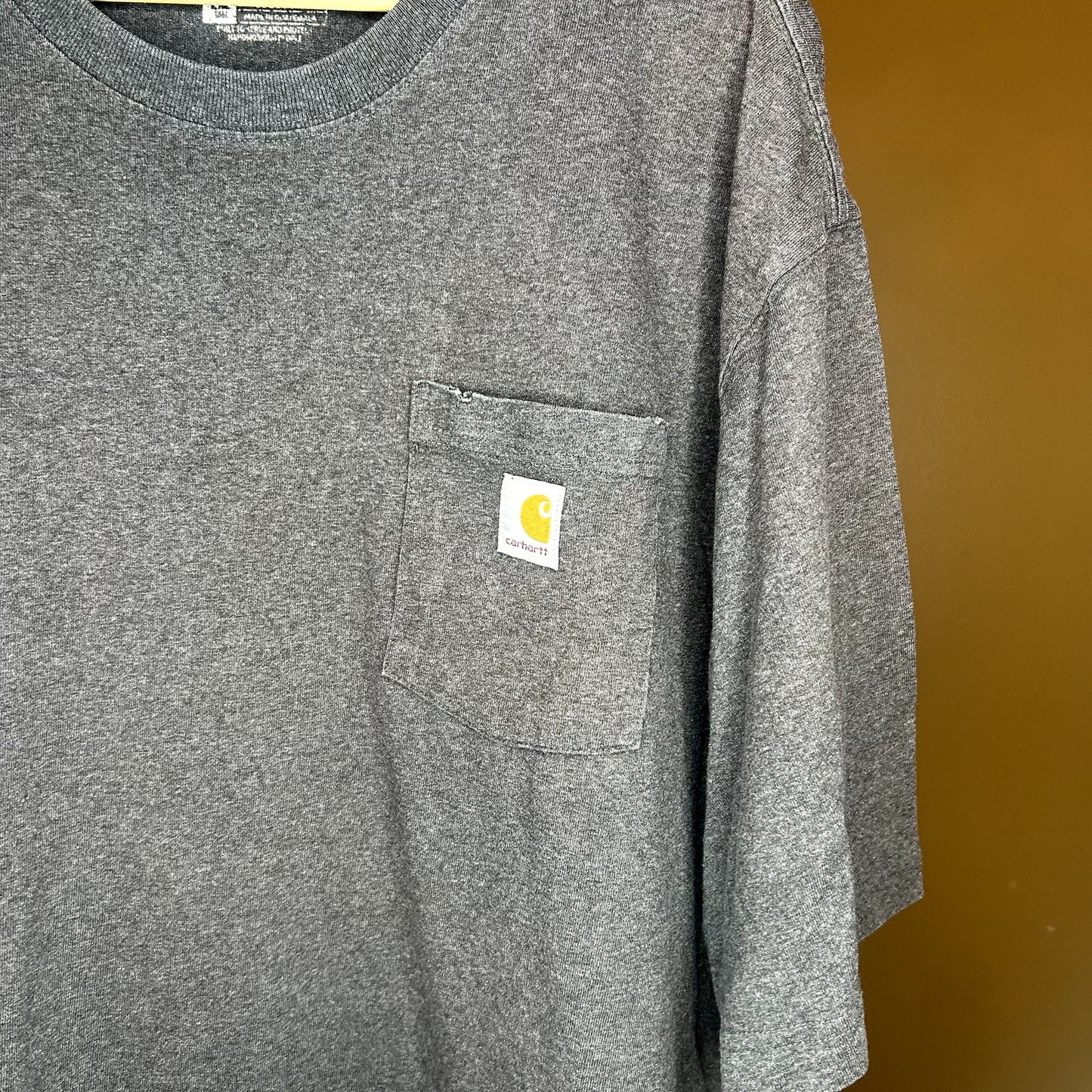Modern Gray Carhartt Pocket T-Shirt XXL