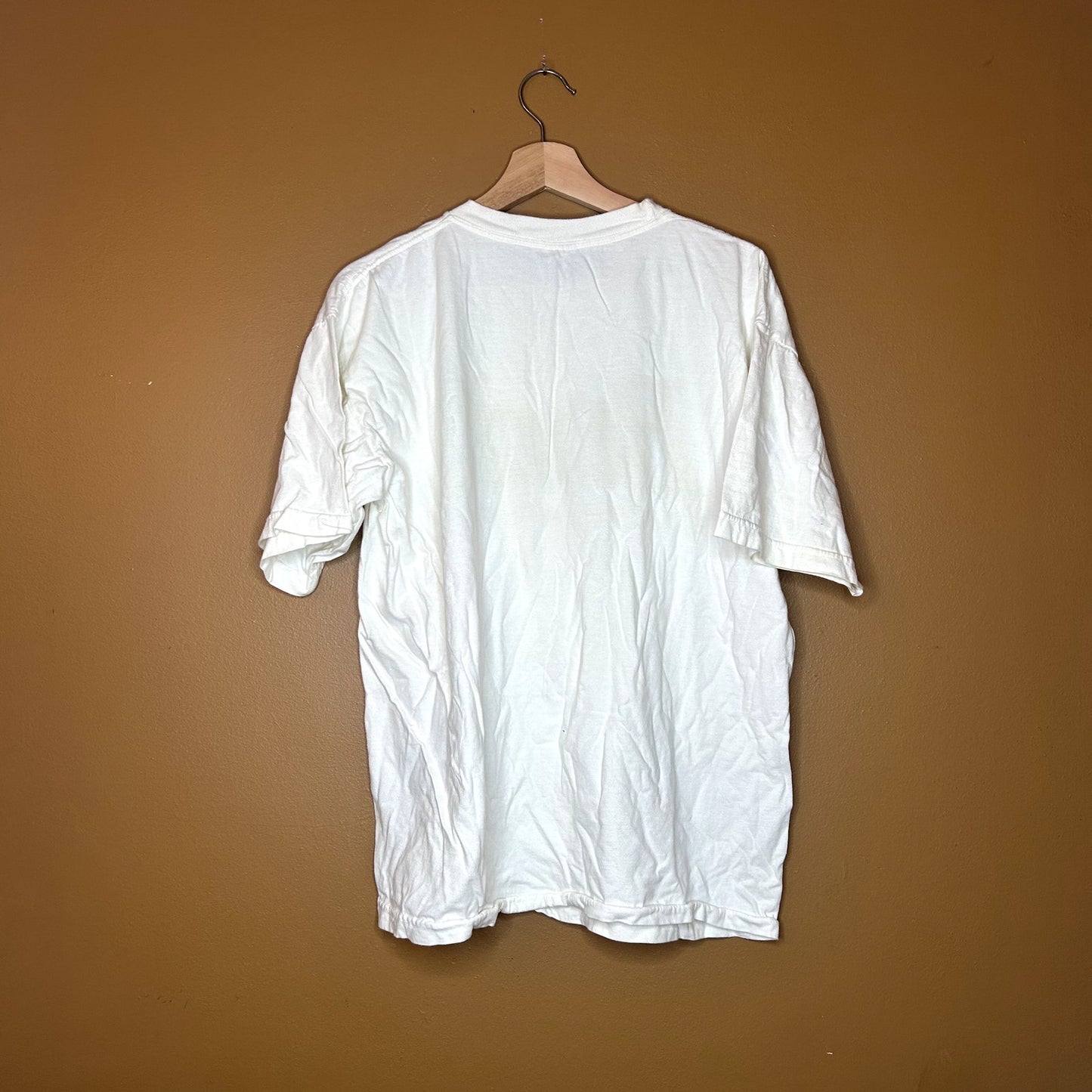 Vintage 90s Bud King Of Beers T-Shirt has stains